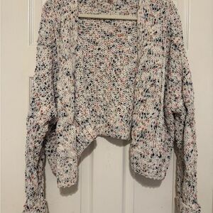 moon & madison Speckled Knit Cardigan